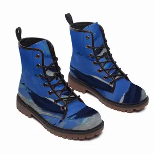 Men Into The Great Blue Leather Work Boots