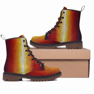 Men Nuclear Glazes Leather Work Boots