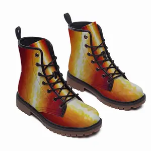 Men Nuclear Glazes Leather Work Boots