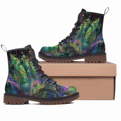 Men Tropical Rainforest Leather Work Boots