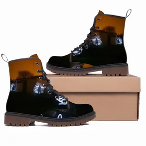 Men Memory Leather Work Boots