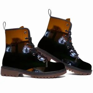 Men Memory Leather Work Boots