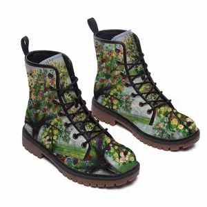 Men First To Bloom Leather Work Boots