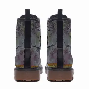 Men Misty Trees Leather Work Boots