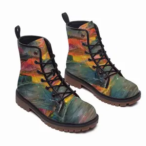 Men Moving Skies Leather Work Boots