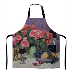 Christmas Still Life Apron (No Pocket)