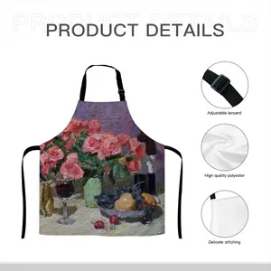 Christmas Still Life Apron (No Pocket)