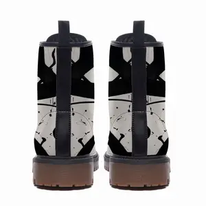 Men Untitled Royal Abstract Leather Work Boots