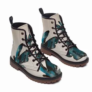 Men Butterfly Leather Work Boots