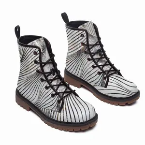 Men Progressive Abstraction Leather Work Boots