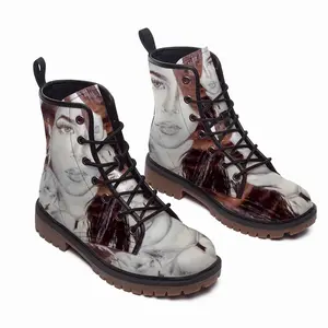 Men Aaliyah Leather Work Boots