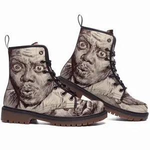 Men Bernie Mac Portrait Leather Work Boots