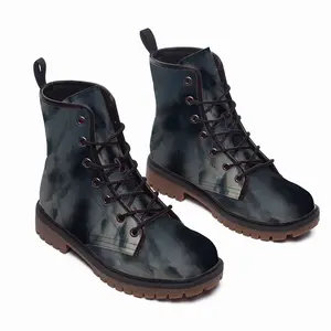 Men Bear In The Air Leather Work Boots