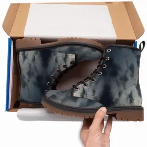 Men Bear In The Air Leather Work Boots