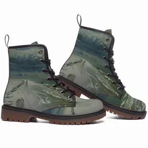 Men Storm By The Sea Leather Work Boots