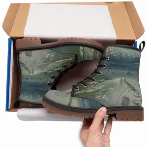 Men Storm By The Sea Leather Work Boots