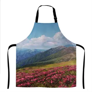 Spring In The Mountains Apron (No Pocket)