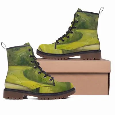 Men Nature Leather Work Boots