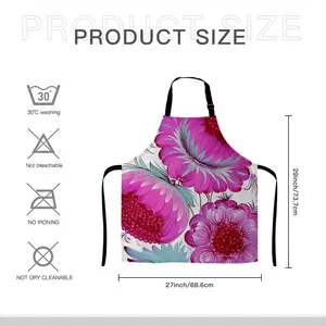 Peony Blossom Apron (No Pocket)