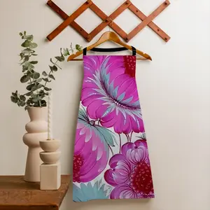 Peony Blossom Apron (No Pocket)