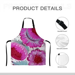 Peony Blossom Apron (No Pocket)