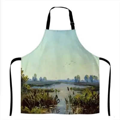 Sunrise Lake With Reeds Apron (No Pocket)