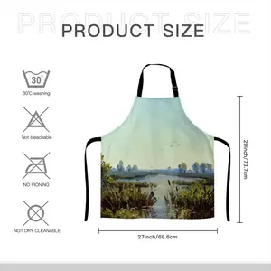 Sunrise Lake With Reeds Apron (No Pocket)