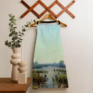 Sunrise Lake With Reeds Apron (No Pocket)