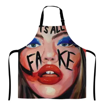 It Is All Fake Fashion Apron (No Pocket)