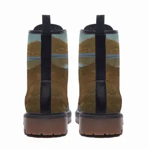 Men Mirror Of The Lakes Of Khakassia Leather Work Boots