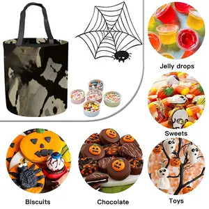 Silver Series Leafy Halloween Candy Bag