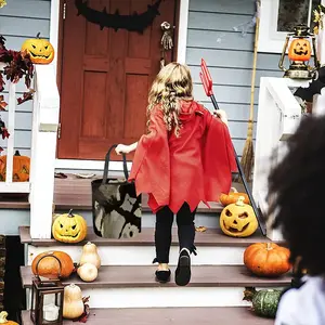 Silver Series Leafy Halloween Candy Bag