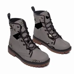 Men Space 8 Leather Work Boots