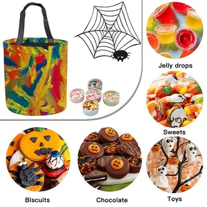 Burning Flame Halloween Candy Bag