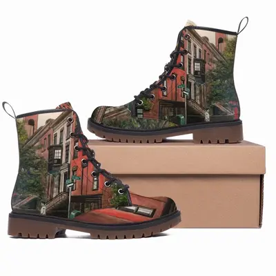 Men Brooklyn Heights Brownstones Leather Work Boots