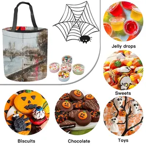 Afternoon In Paris Halloween Candy Bag