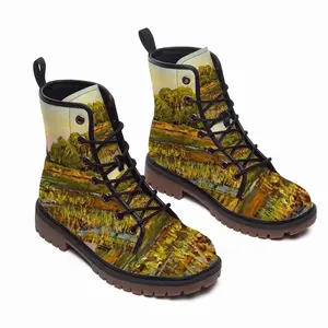 Men Overgrown Pond Leather Work Boots