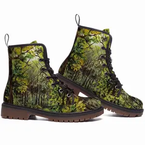 Men Botanical Garden In Moscow Leather Work Boots