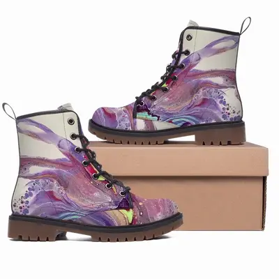 Men Wild Orchid Leather Work Boots