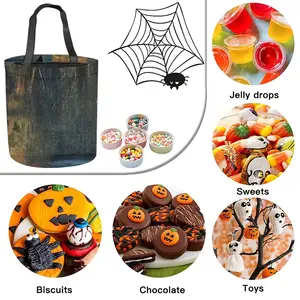 Edge Of The Forest Venezuelan Gold Halloween Candy Bag