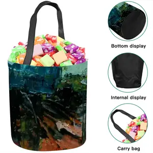 Colored Abstract Halloween Candy Bag