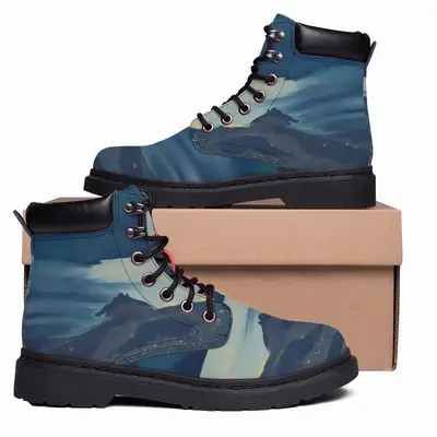 Men Water Elephant Mid Top Boots