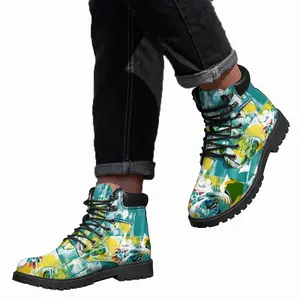 Men Green Point Mid Top Boots