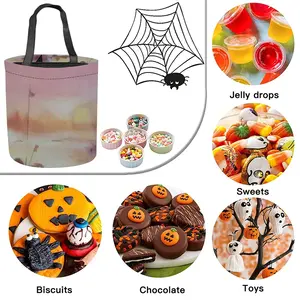 The Boat And Sunset Halloween Candy Bag