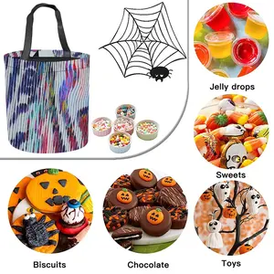 The Colorful Zebra Halloween Candy Bag