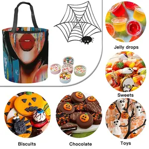 Summer Rain Halloween Candy Bag