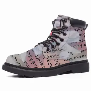 Men Watercolor B Mid Top Boots