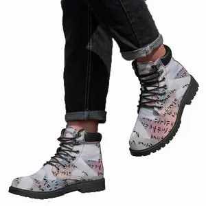 Men Watercolor B Mid Top Boots