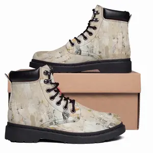 Men White Marrakech Mid Top Boots