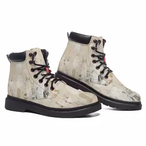 Men White Marrakech Mid Top Boots